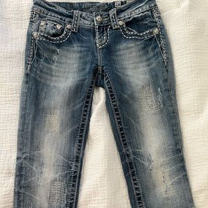 Womens Miss Me Cropped Jeans size 24